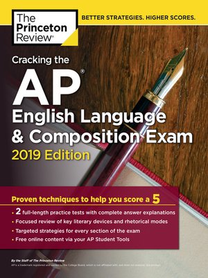 cover image of Cracking the AP English Language & Composition Exam, 2019 Edition